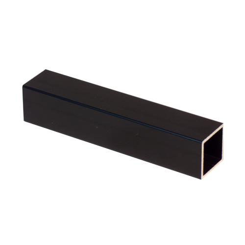 Profilé d'aluminium Float type A carré noir mat 2800 mm