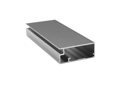 Image Echantillon de profile porte-aluminium #90 - fini acier inoxydable longueur de 5 po