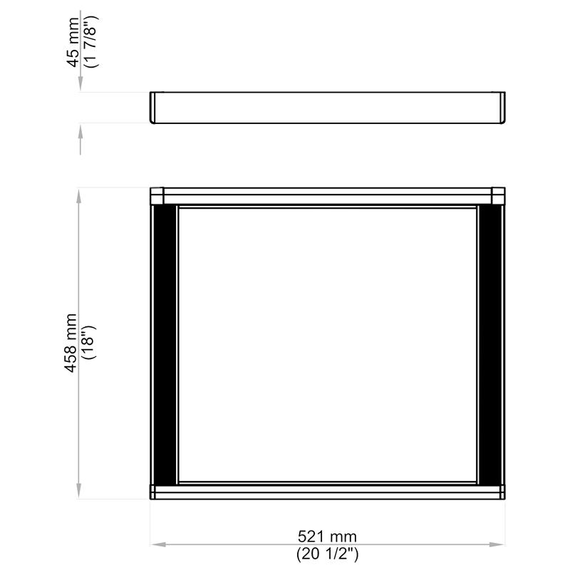 Boite de rangement multiple BV2.0 brun 24"