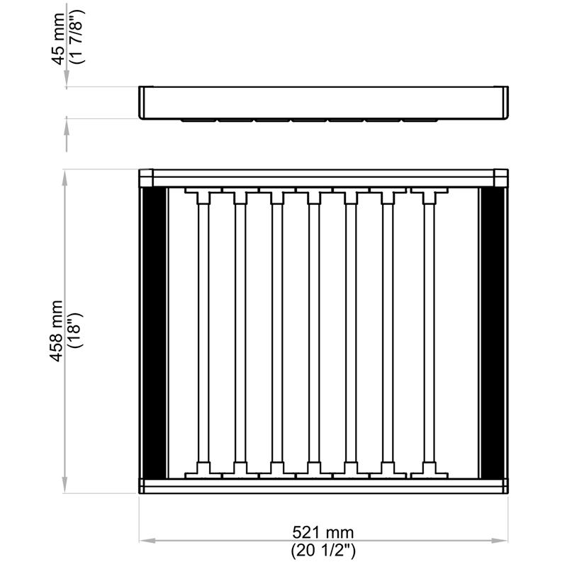 Porte-pantalons BV2.0 brun 24"