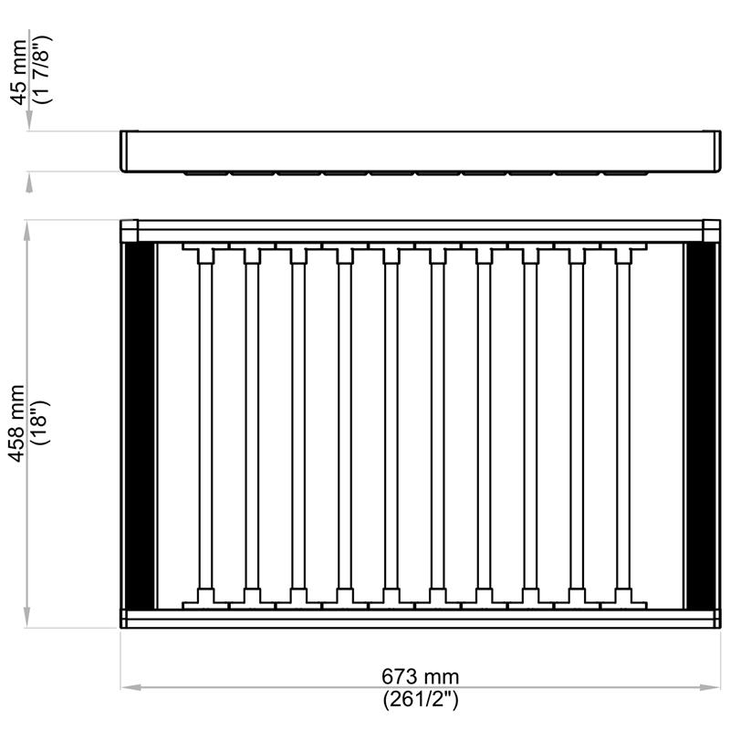 Porte-pantalons BV2.0 brun 30"