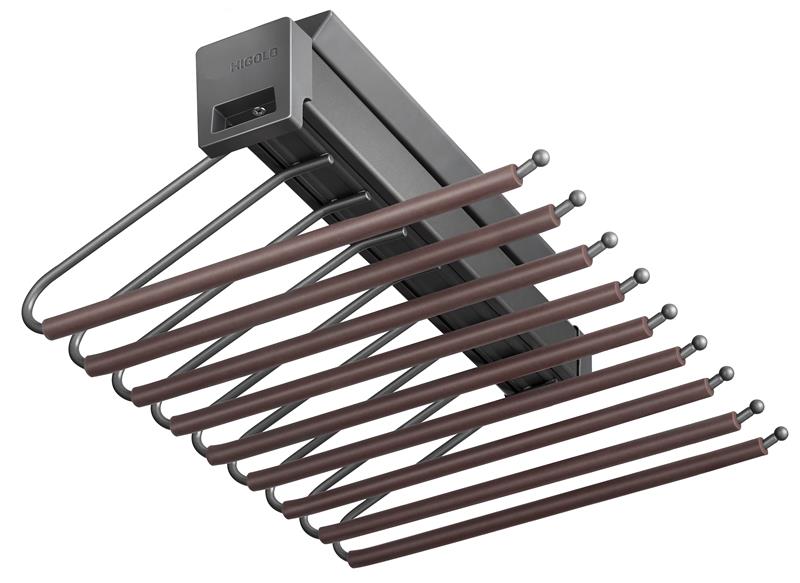 Porte-pantalons à montage supérieur BV2.0 brun