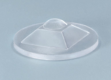 Image Amortisseur de porte transparent en forme de diamant