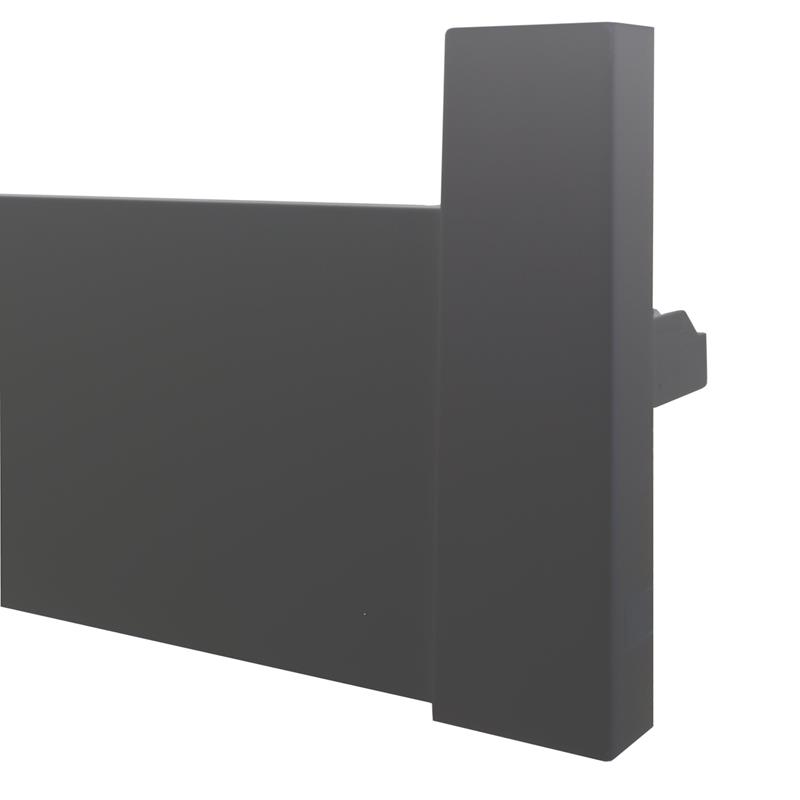 Front profile for Inset drawer R13 EVO anthracite 1200 mm