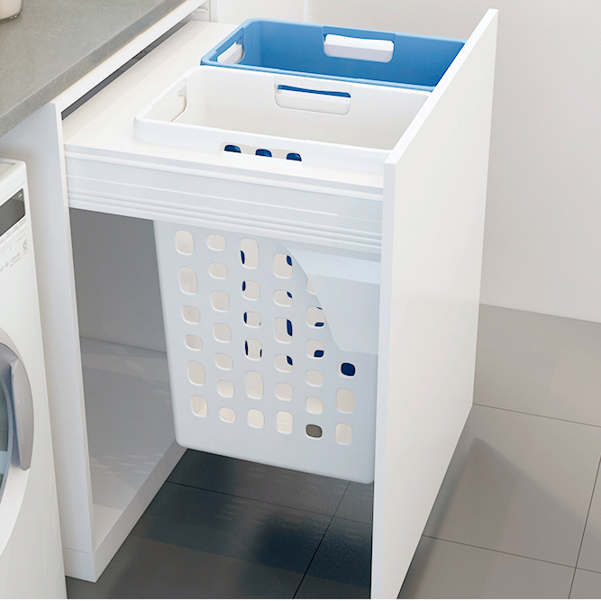 Image 2 x35L Laundry hamper - 24'' cabinet