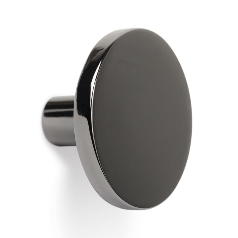 Knob COMO V0168 polished black 26 mm