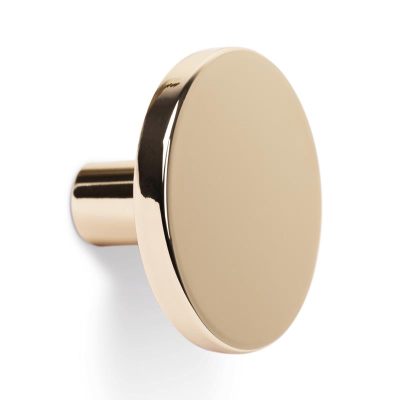 Knob COMO V0168 polished brass 26 mm