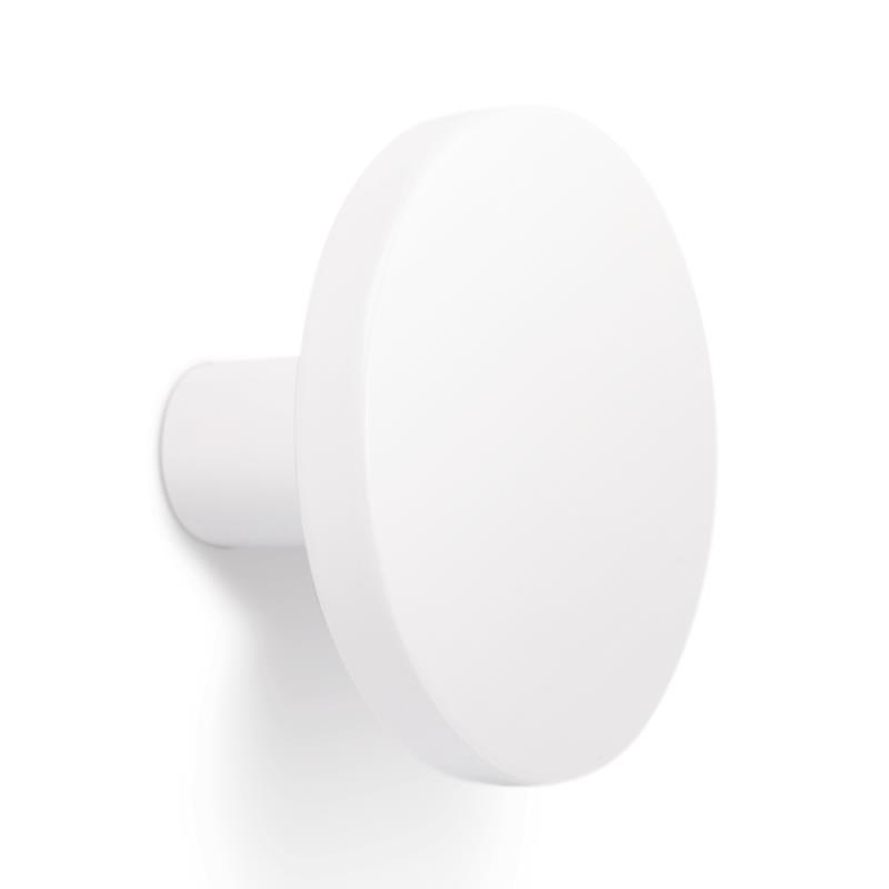 Knob COMO V0168 matte white 26 mm