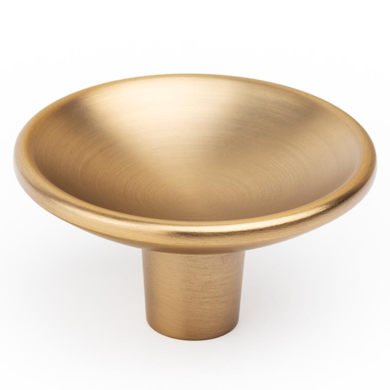 Image Knob DISC V0530 brushed brass cava 38 mm
