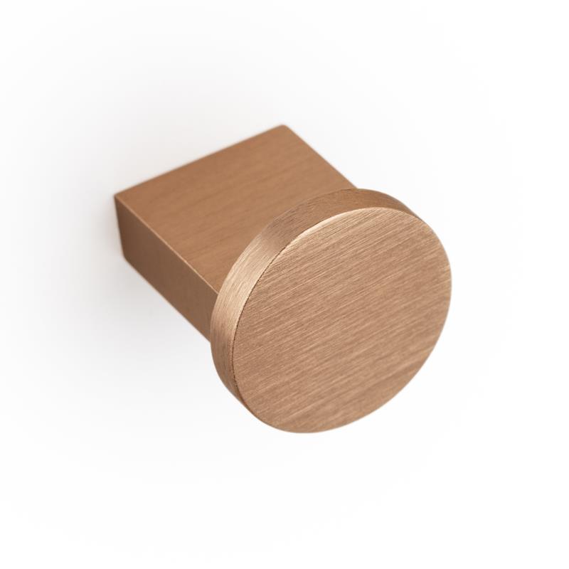 Knob NEXX V0578 brushed brass cava 25 mm