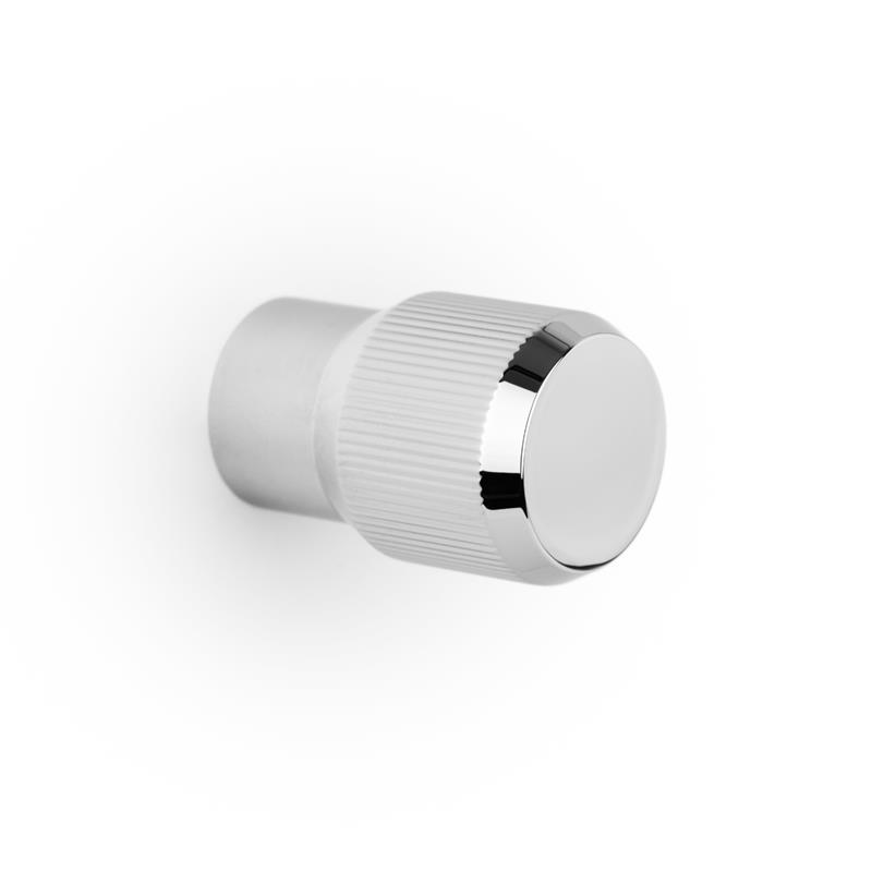 Knob BROOKLYN V0676 polished nickel 20 mm