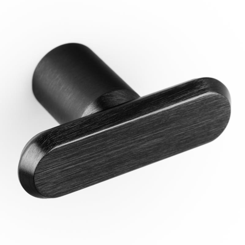 Image Knob FASE V0712 brushed black 52 mm