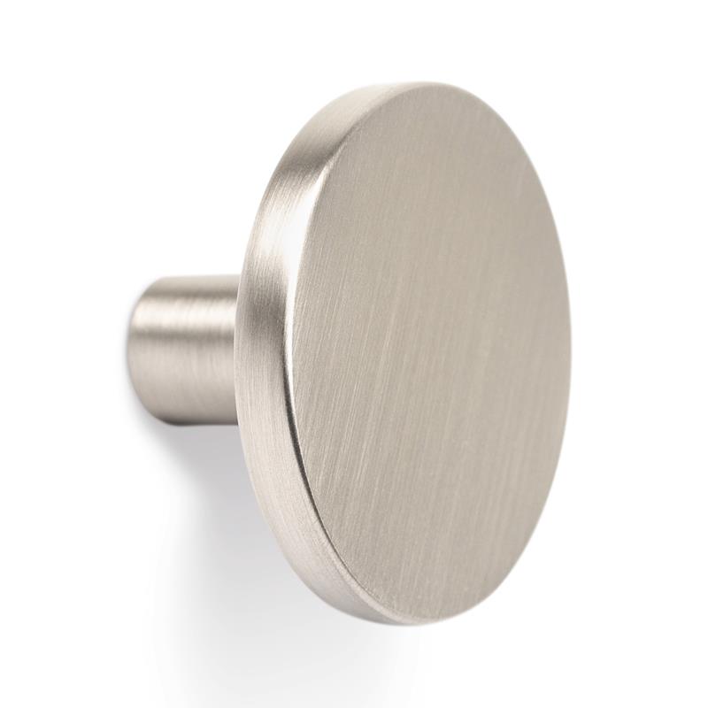 Knob COMO V0168 brushed nickel 26 mm