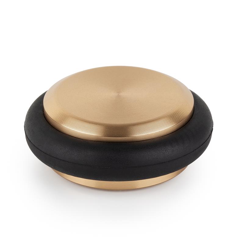 Door stopper LOW V8007 brushed brass cava 48 mm