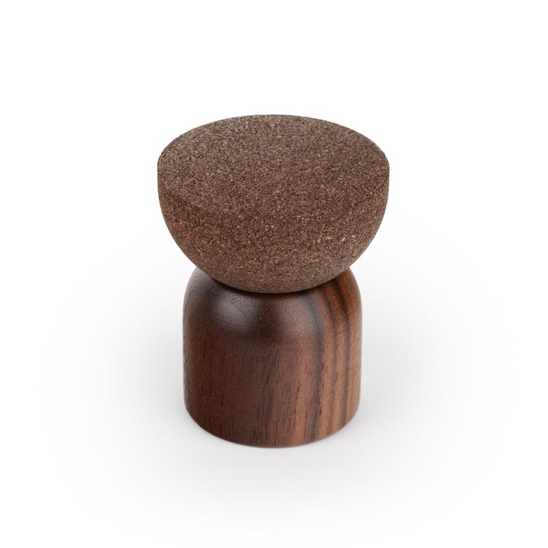 Butée de porte PIECE V8015 48 mm noyer
