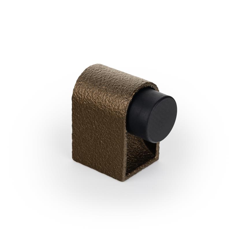 Door stopper CASEY V8016 textured metallic brown 47 mm