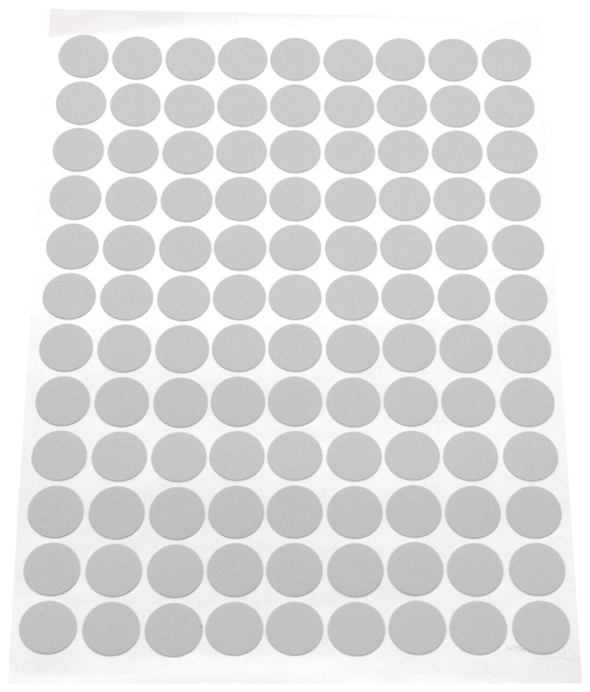 Image Adhesive PVC screw cover, textured grey  (sheet of 108 stickers), 14 mm diameter