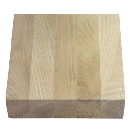 Image Échantillon de bois massif - frêne fini vernis ultra mat 5%