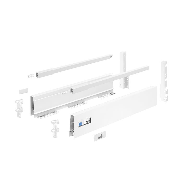 Set de côté de tiroir Innotech Atira blanc H176 L620 mm avec attaches de facade et arrière