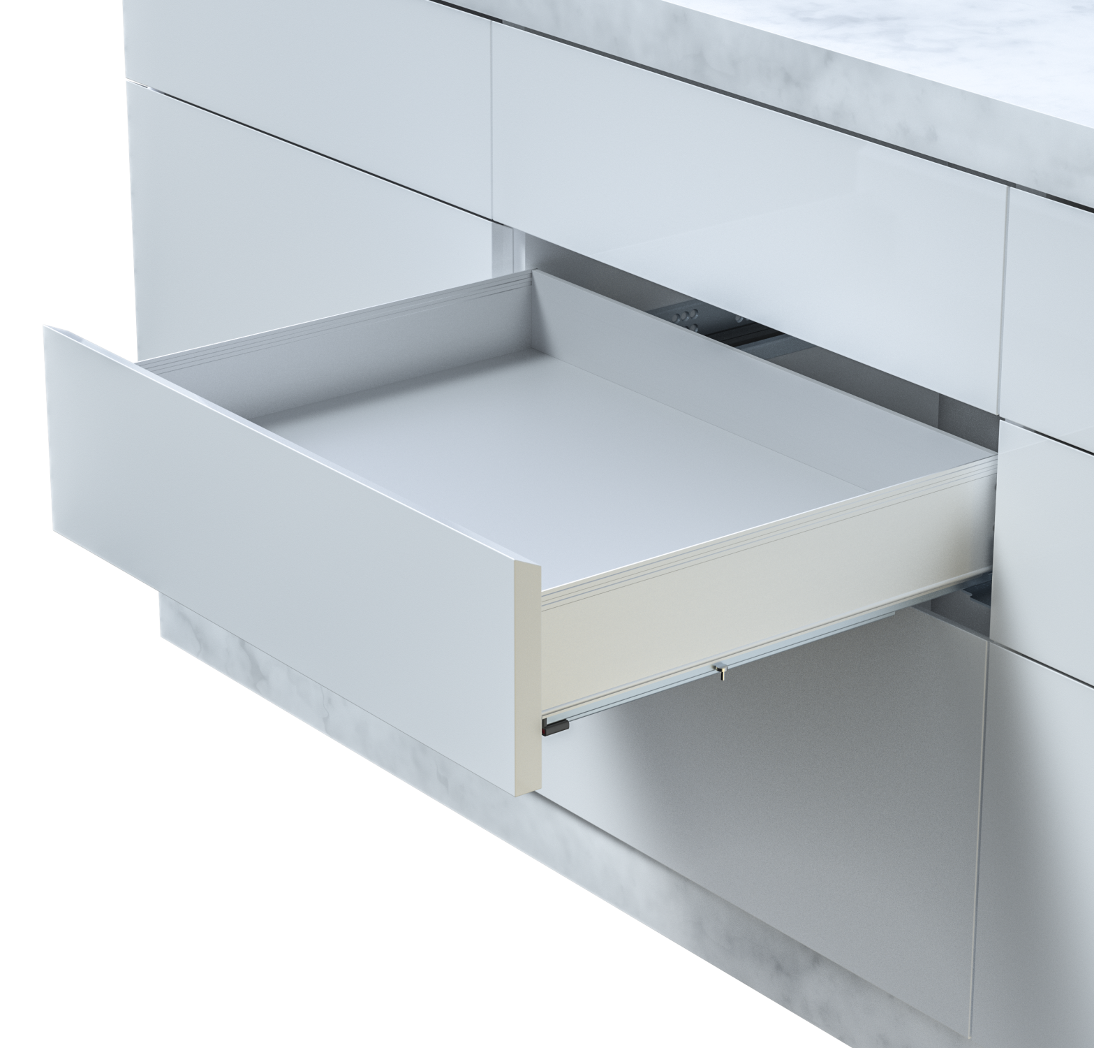 Image Linea drawer side H89 L250 matte white