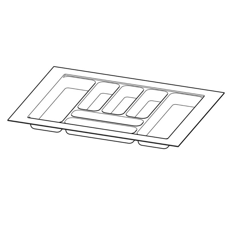 Diviseur OrgaTray 440 anthracite 501 - 600 mm