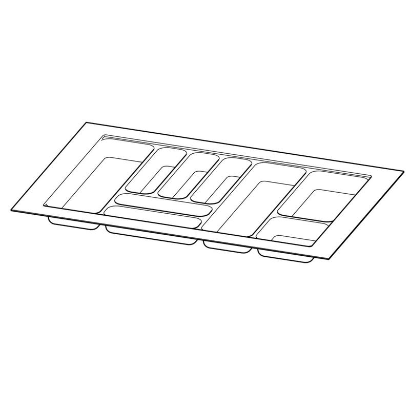 Diviseur OrgaTray 440 blanc 701 - 800 mm