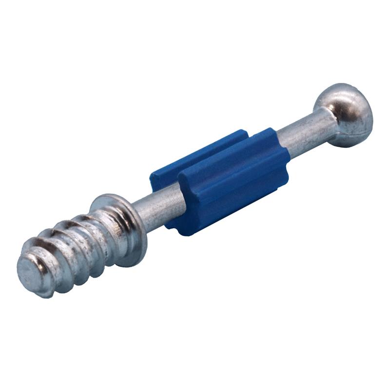 Screw-on dowel with sleeve for excentric cam 1538DNI