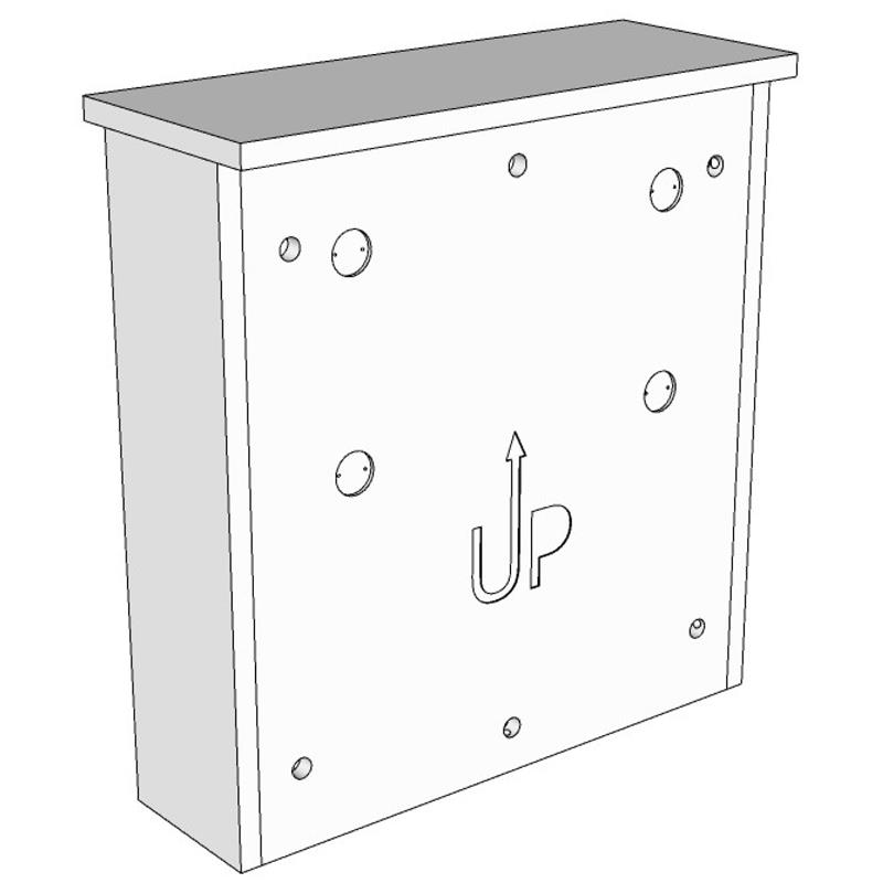 Top kit for 2 face handles tower