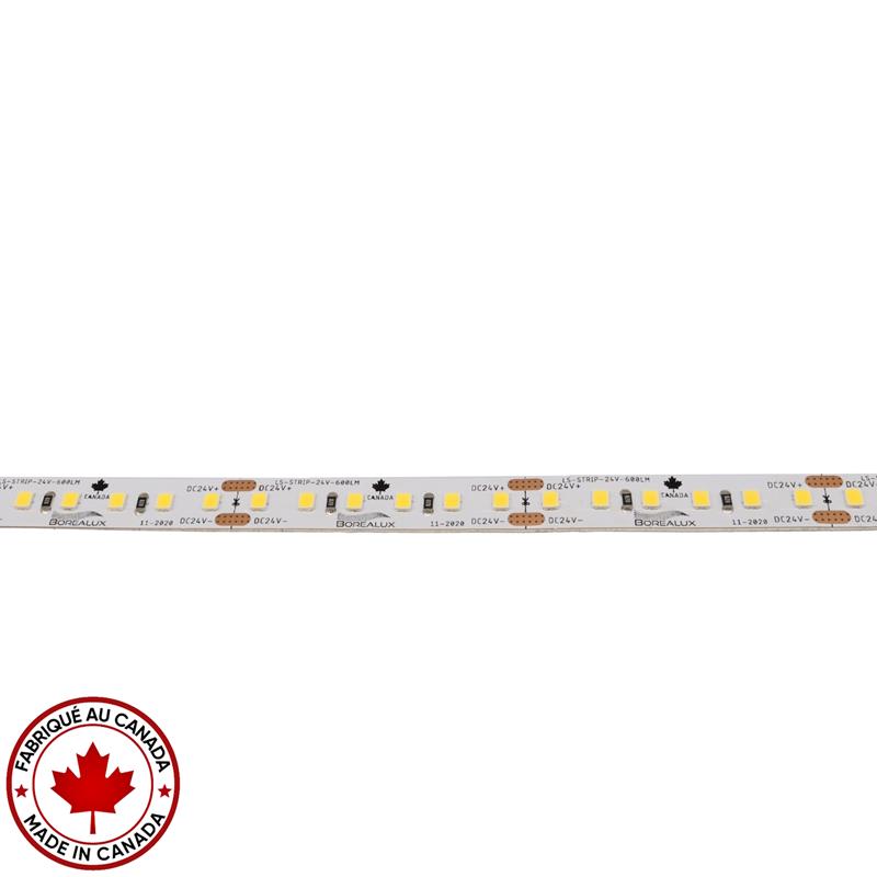 Bande flexible DEL 24V 600 lm/pi 80'' 4000K