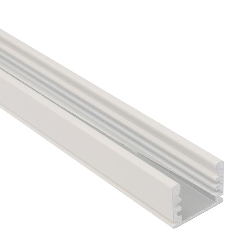 Image Profilé de surface pour bande DEL 13 x 16mm 80'' blanc