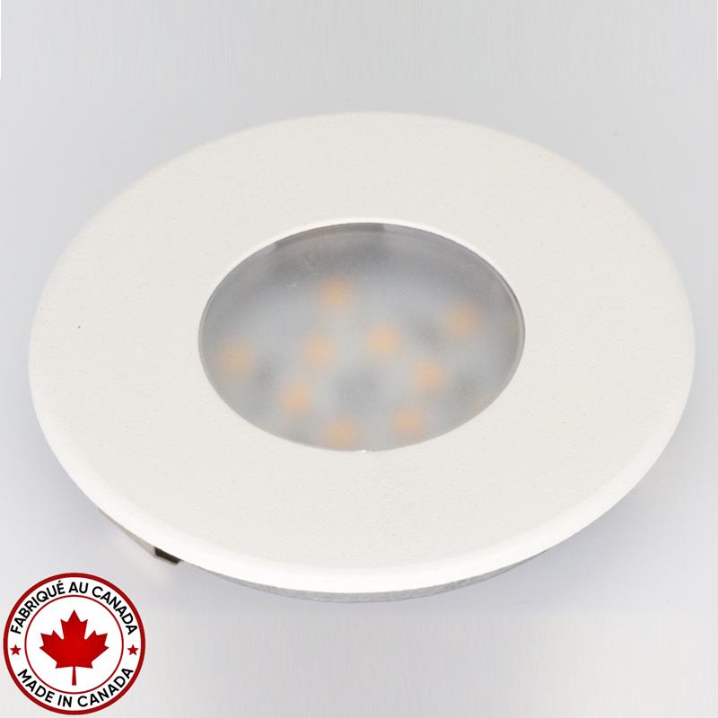 Luminaire encastré DEL rond Mimosa 24V 3000K-4000K