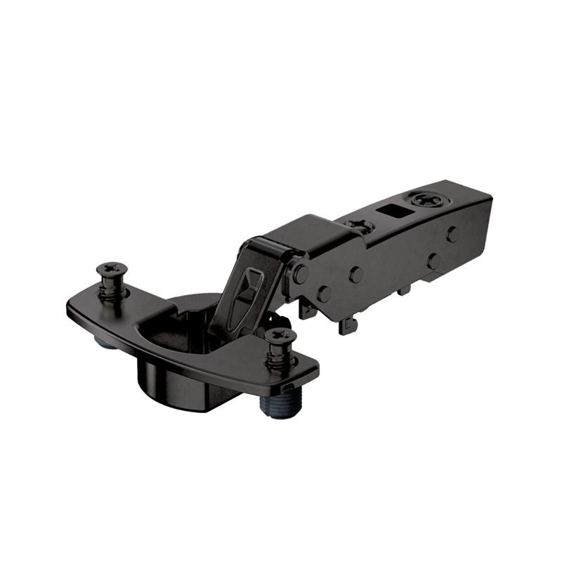 Sensys 8675 110° free-swing half overlay hinge 45 mm, expanding dowels