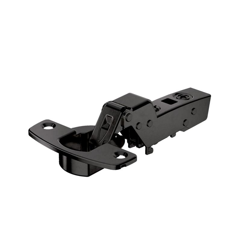 Image Charnière Sensys 8675 110° sans ressort porte intérieure 52 mm à visser noir obsidien