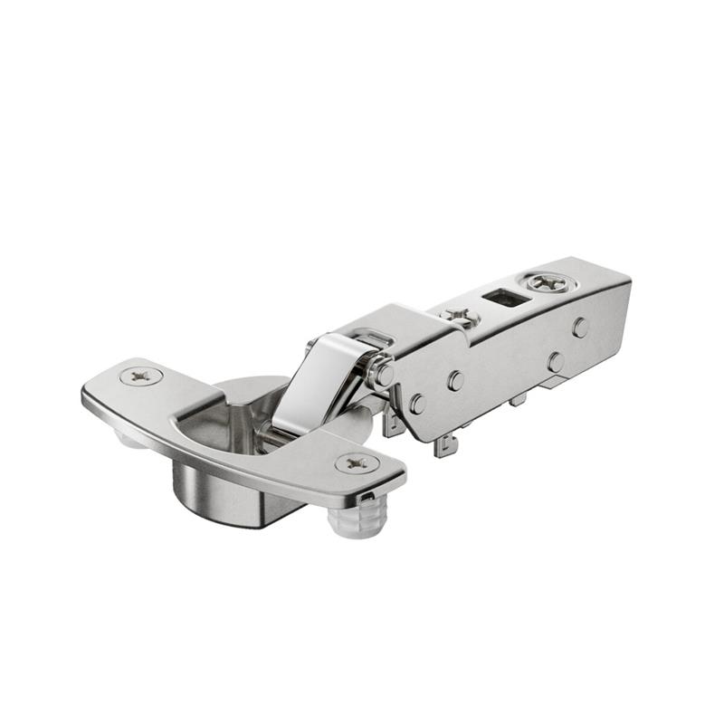 Charnière Sensys 8631i porte épaisse amortisseur demi-recouvrement à goujons 45 mm