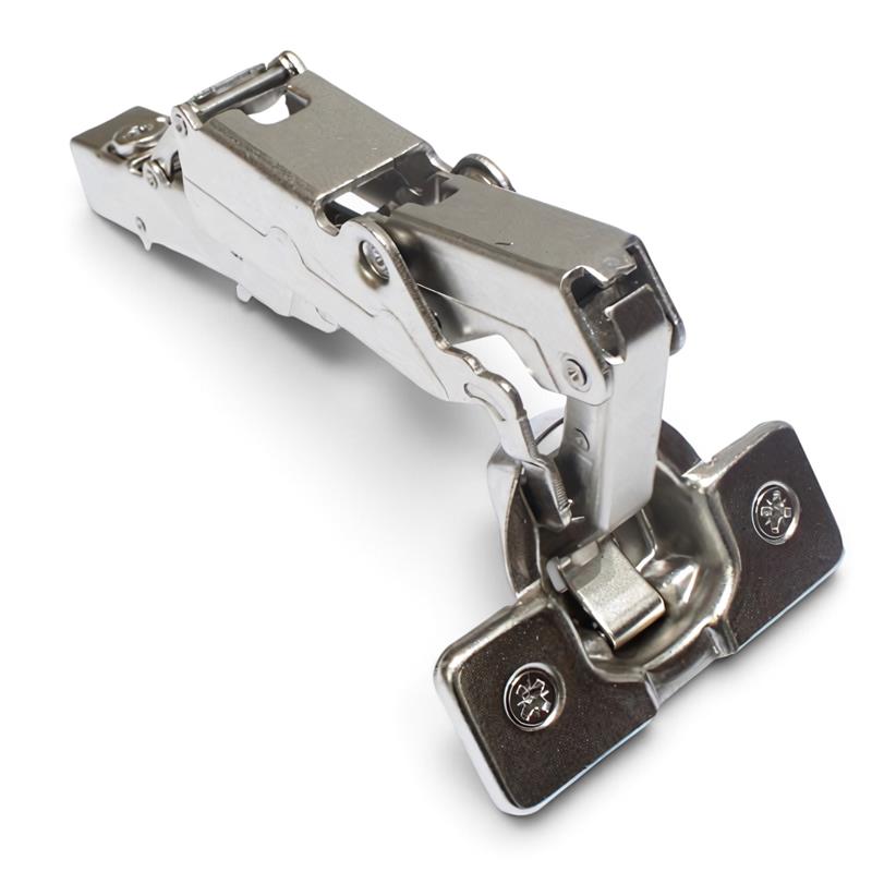 Serie 832 165° full overlay hinge with dowels