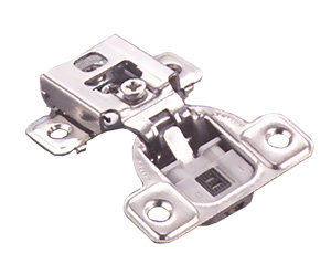 Image Salice Face-frame hinge 1/2 in overlay with dowell and switchable soft close 3D adjustment