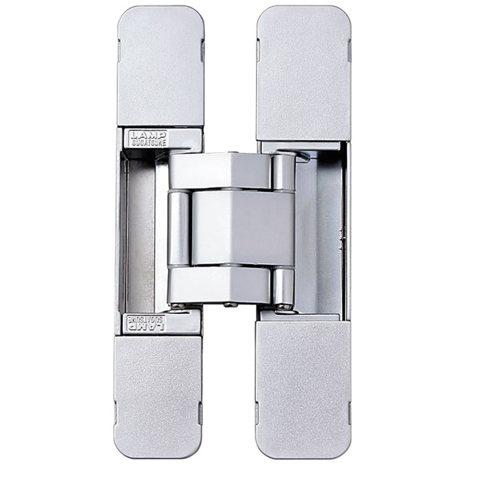 Image HES3D-120 recessed hinge brushed chrome