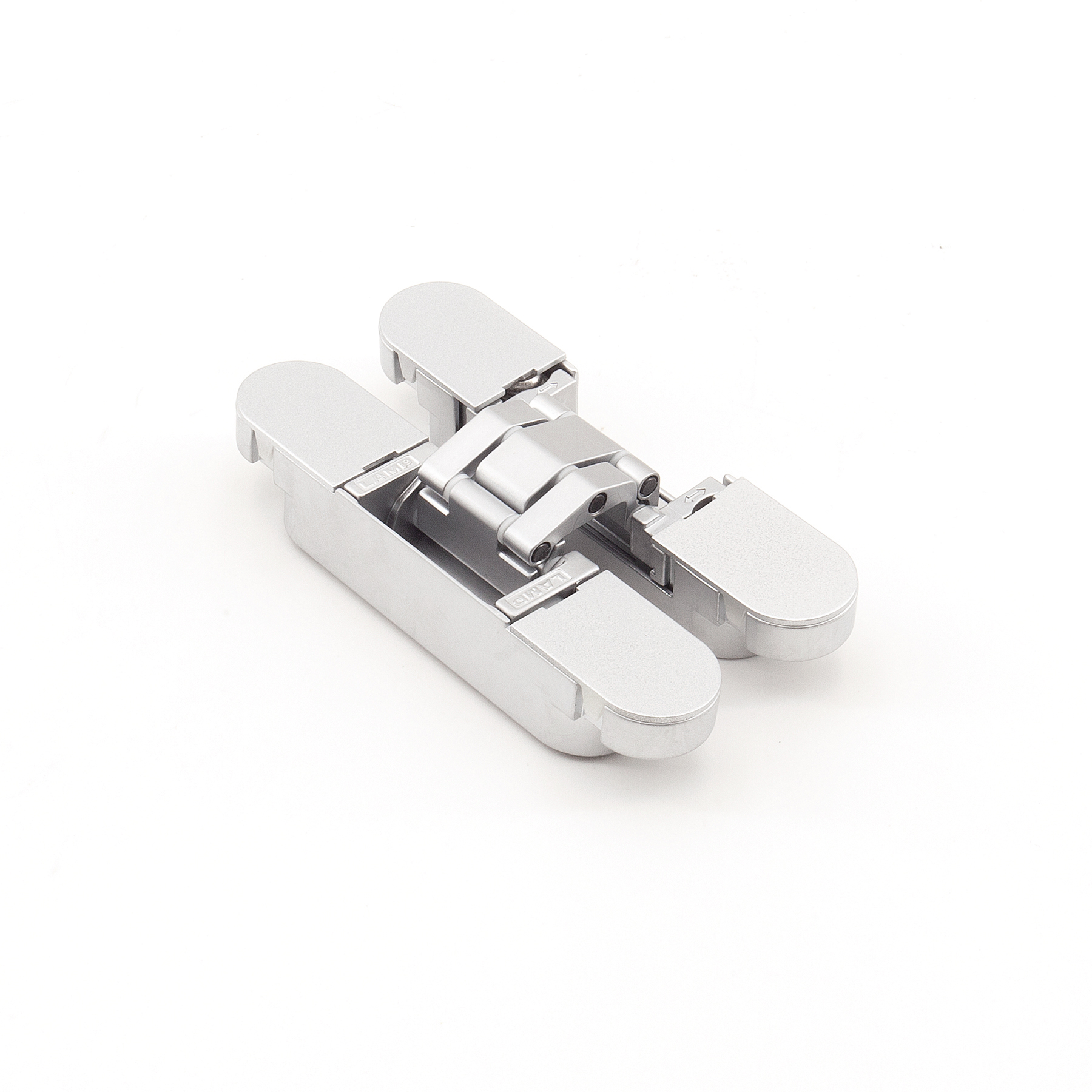 Image HES3D-90 recessed hinge brushed chrome