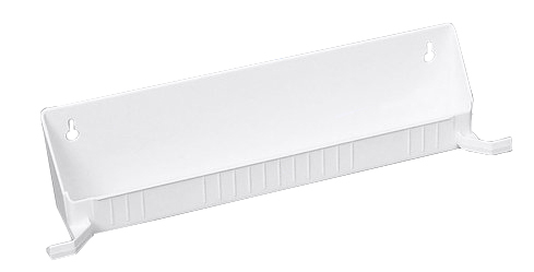 Image White plastic tip-out tray with stoppers