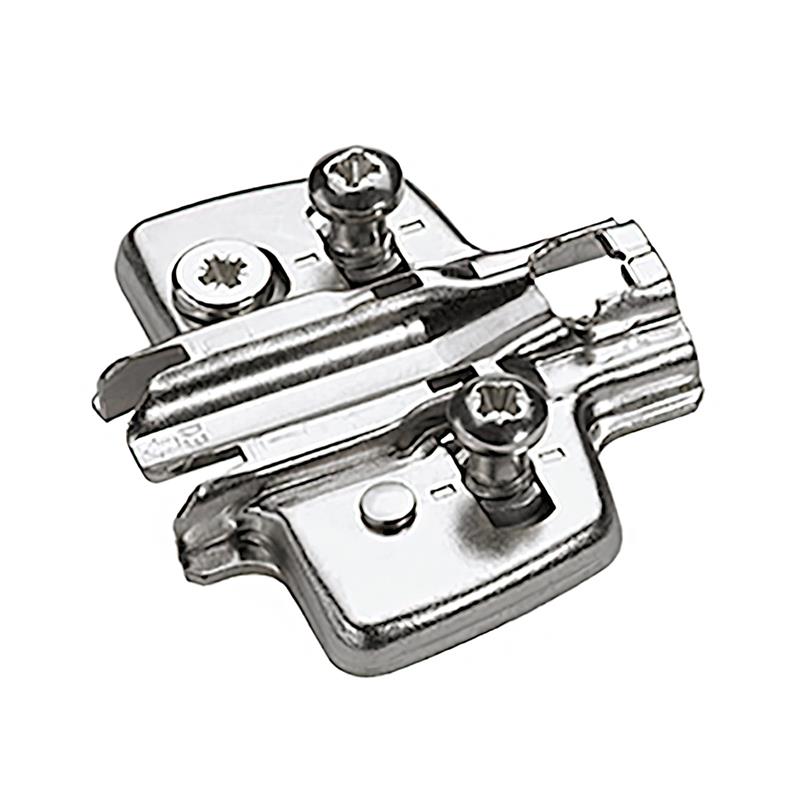 Plaque de montage Sensys 0 mm à réglage, vis Euro
