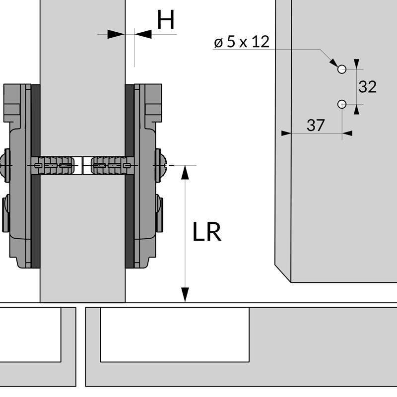 PLA-HSCR15E12N rec mitoyen