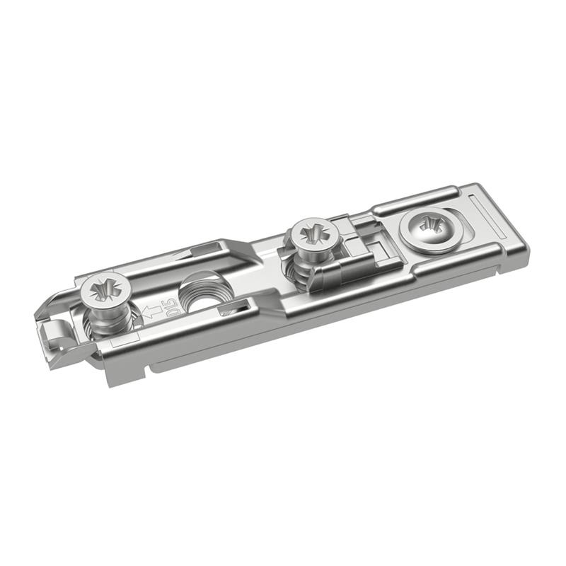 Plaque de montage Sensys linéaire 1,5 mm avec réglage à vis Euro
