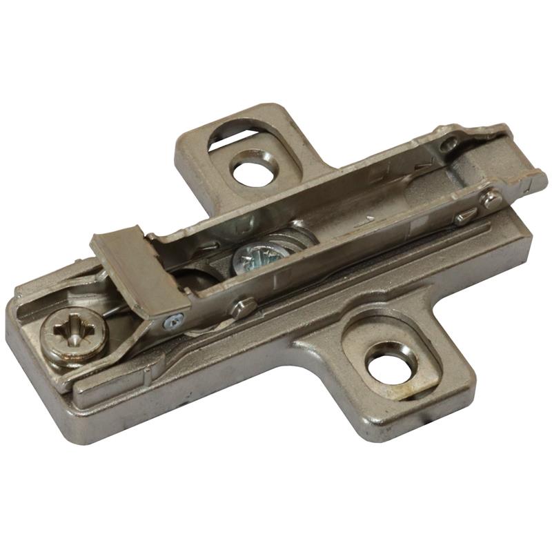 Salice 2D adjustment mounting plate 3mm zamak clip-on wood screw