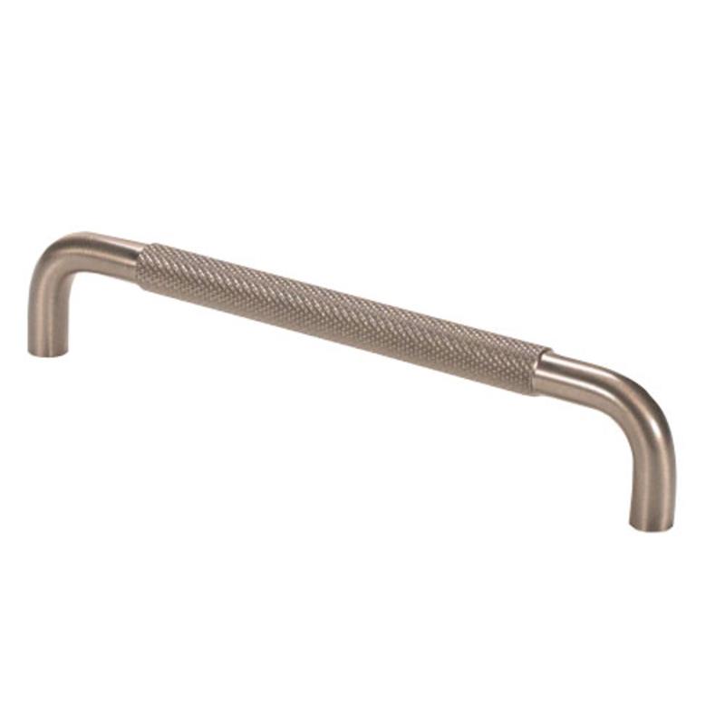 Image Poignée GRIP R8870 nickel brossé noir 160 mm