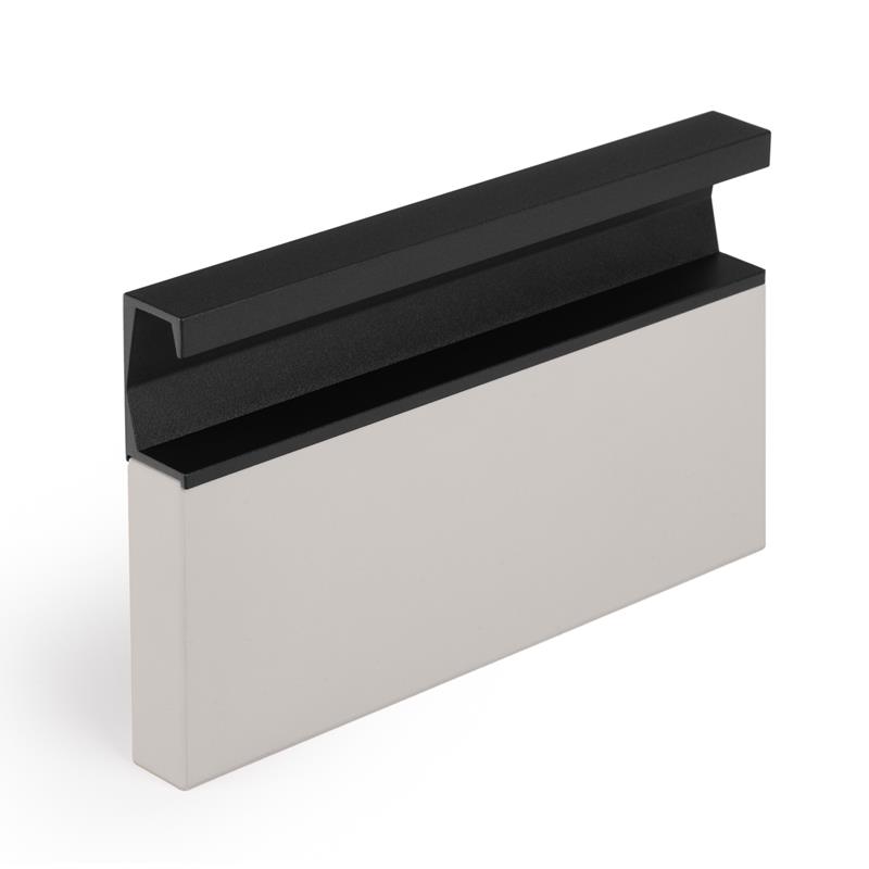 Poignée V0666 SIX noir lava texturé 347 mm