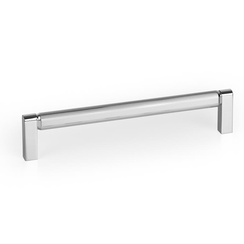 Poignée V0676 BROOKLYN nickel poli 160 mm
