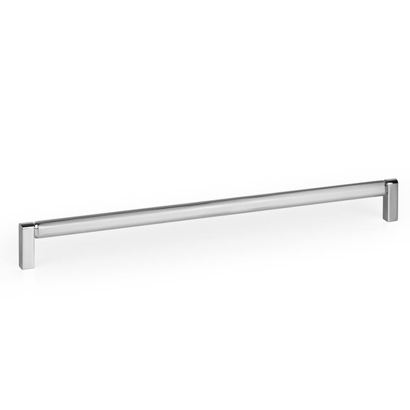 Poignée V0676 BROOKLYN nickel poli 320 mm