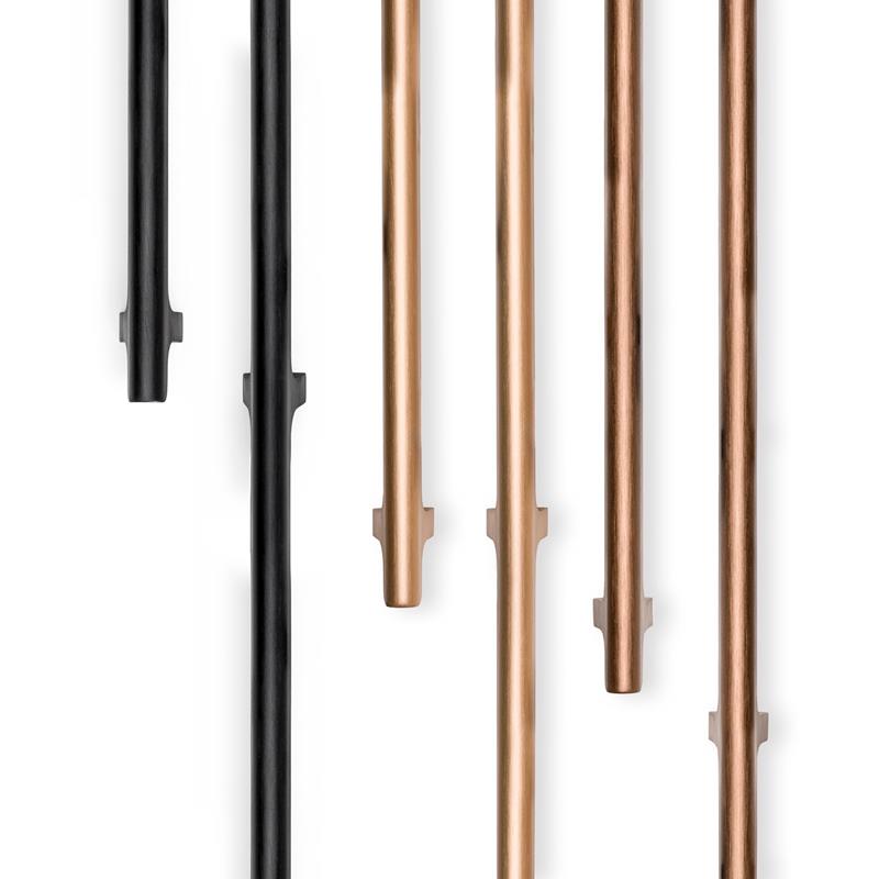 Poignée V0687 HINOKI BIG bronze brossé 416 mm