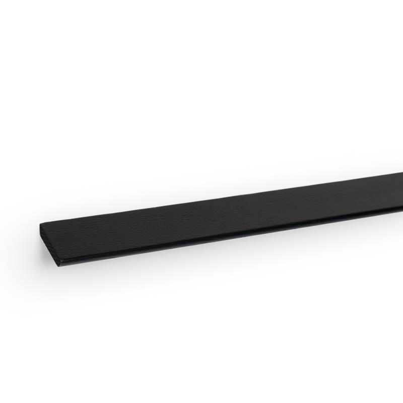 Poignée V0698 CANO bois laqué noir mat 1024 mm