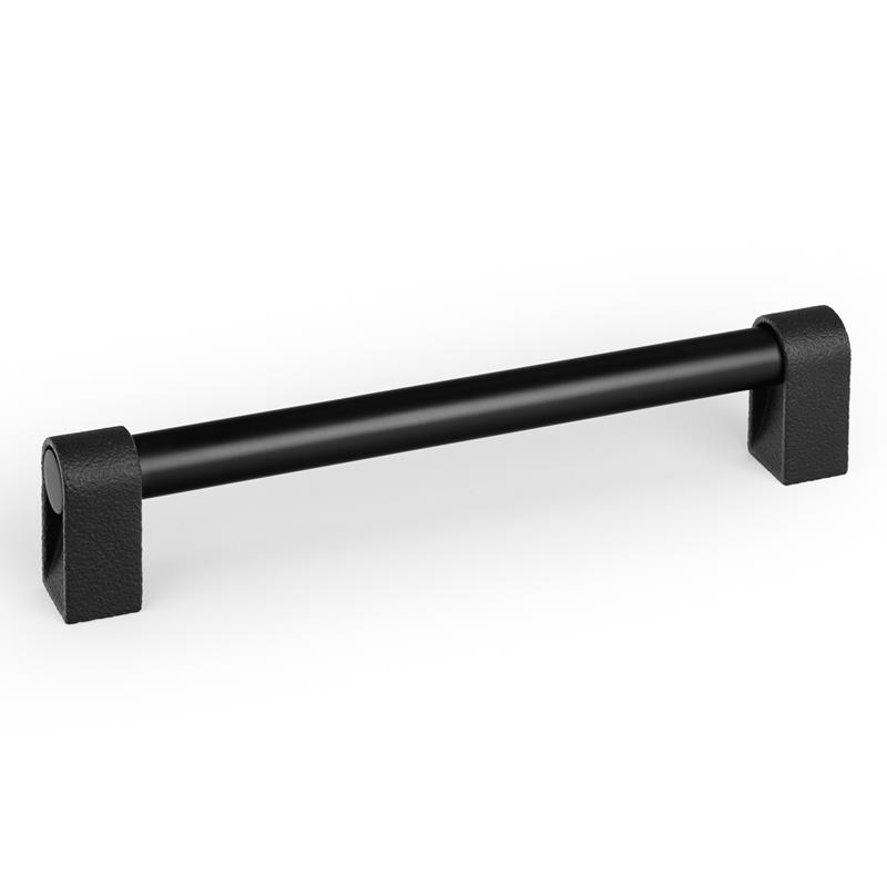 Poignée V0700 CASEY noir lave texturé + noir mat 192 mm